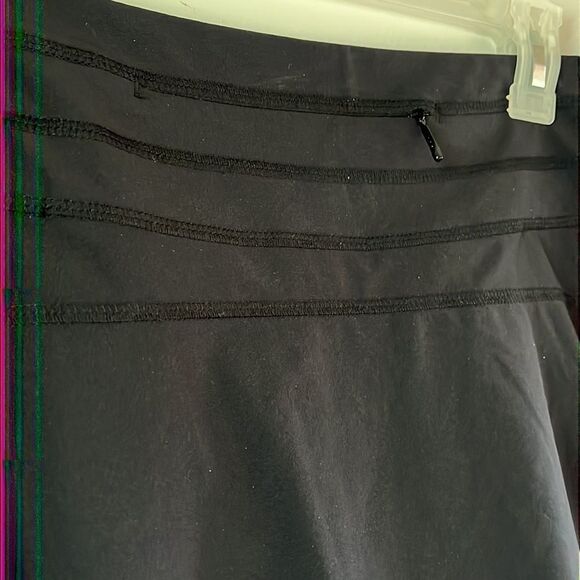 EXCELLENT CONDITION WOMEN’S SIZE 10 ATHLETA ALL DAY BLACK POLYESTER SKORT - Picture 5 of 10